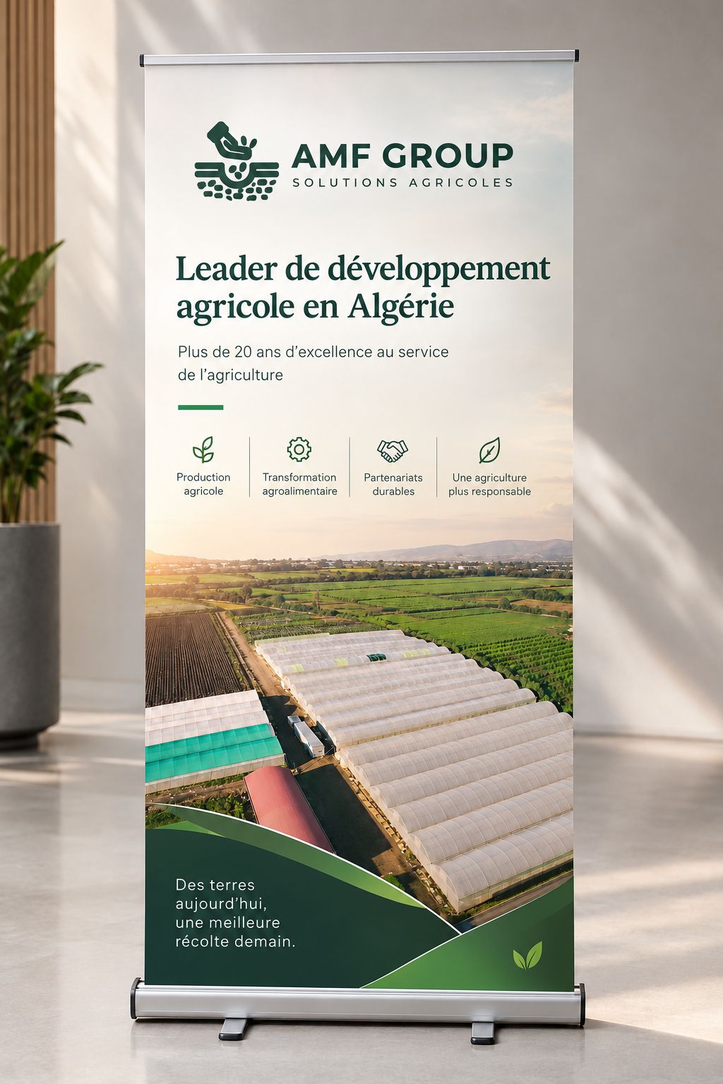 AMF Groupe landing page demo — card preview